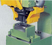 Peddinghaus Slotted Hole Punching in Angle Steel