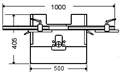 mesa de apoyo de material 557