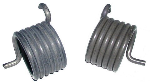 torsion springs, l.h. + r.h.